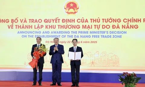 Đà Nẵng: Công bố Quyết định của Thủ tướng Chính phủ về thành lập Khu thương mại tự do