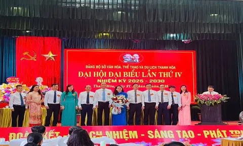 Đảng bộ Sở Văn hóa, Thể thao và Du lịch Thanh Hóa tổ chức Đại hội đại biểu lần thứ IV, nhiệm kỳ 2025 - 2030