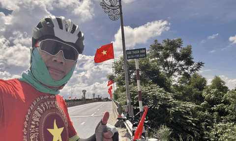 Khát vọng Việt trên hành trình 927 km của anh Nguyễn Quang Thắng