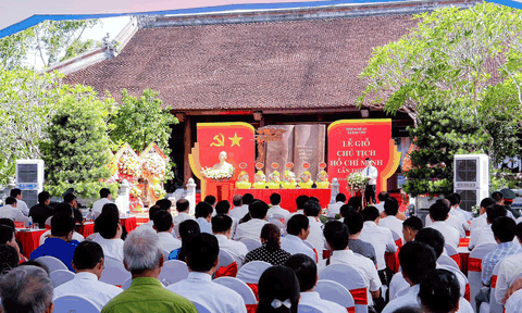 Trang trọng lễ tưởng niệm 56 năm ngày giỗ Chủ tịch Hồ Chí Minh tại Khu di tích Kim Liên