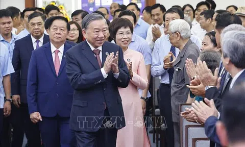 Tổng Bí thư Tô Lâm: Thông tấn xã Việt Nam tiếp tục khẳng định vai trò là cơ quan thông tin chiến lược, tin cậy của Đảng và Nhà nước