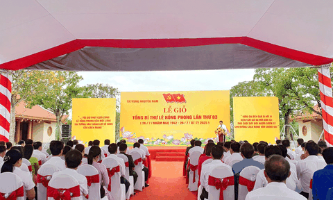 Nghệ An: Trang trọng tổ chức Lễ giỗ lần thứ 83 Tổng Bí thư Lê Hồng Phong