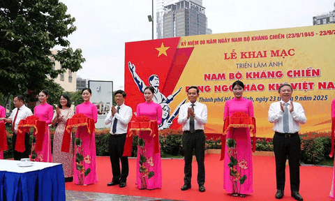 Khai mạc triển lãm kỷ niệm 80 năm Ngày Nam Bộ kháng chiến - Rạng ngời hào khí Việt Nam