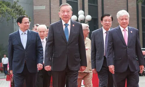 Tổng Bí thư Tô Lâm, Thủ tướng Phạm Minh Chính dự phiên khai mạc Đại hội Đảng bộ MTTQ, các đoàn thể Trung ương