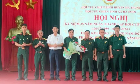 Cựu chiến binh xã Hà Trung - Gương mẫu xây dựng Hội vững mạnh