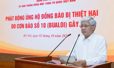 673 tỷ đồng ủng hộ đồng bào vùng lũ sau bão số 10: MTTQ Việt Nam phát động phong trào cả nước chung tay