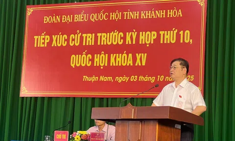 Chủ tịch Phan Xuân Dũng tiếp xúc cử tri tỉnh Khánh Hòa trước kì họp thứ 10, Quốc hội khóa XV