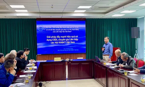 Phát huy hiệu quả cơ sở dữ liệu chuyên gia của Liên hiệp Hội Việt Nam