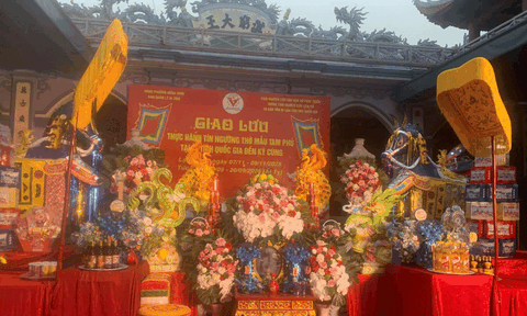 Khai mạc Giao lưu Thực hành Tín ngưỡng Thờ Mẫu tại Di tích Quốc gia đền Kỳ Cùng