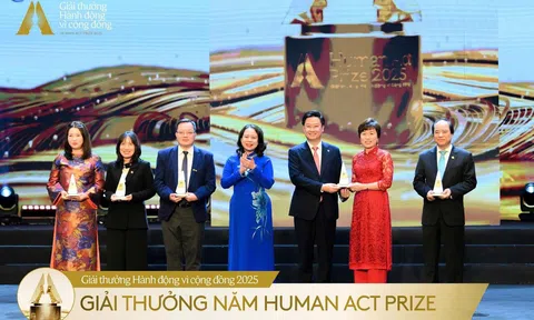 Quỹ Thiện Tâm được vinh danh hạng mục cao nhất trong lễ trao giải thưởng Hành động vì cộng đồng - Human Act Prize 2025