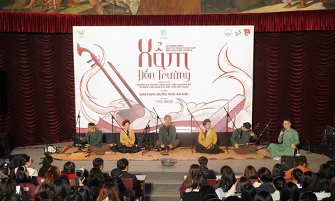 Khi di sản trở thành nguồn lực phát triển công nghiệp văn hoá qua “Xẩm đến trường”