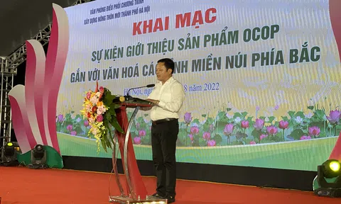 Khai mạc sự kiện giới thiệu sản phẩm OCOP gắn với văn hóa các tỉnh miền núi phía Bắc tại thị xã Sơn Tây