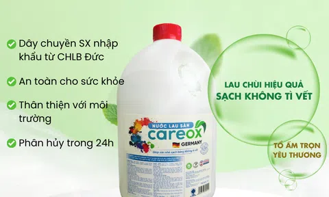 Careox: Nước lau sàn thiên nhiên cho ngôi nhà sạch đẹp, an toàn