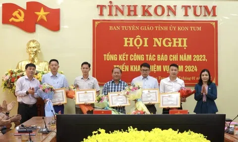 Kon Tum: Tổ chức Hội nghị tổng kết công tác báo chí năm 2023, phương hướng hoạt động năm mới