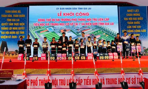 Xây dựng trường nội trú biên giới: Tạo nguồn phát triển cho ngày mai