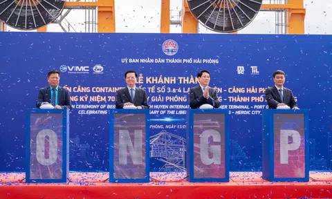 Khánh thành Bến cảng container quốc tế số 3 và 4: Dấu ấn chiến lược đưa Việt Nam vươn ra biển lớn
