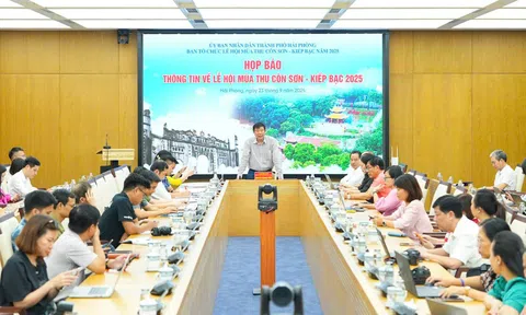 Hải Phòng họp báo giới thiệu Lễ hội mùa Thu Côn Sơn - Kiếp Bạc 2025