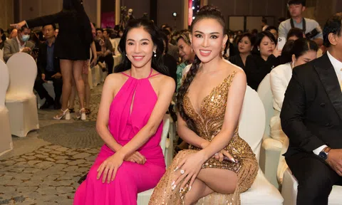 Bà trùm Latex Dung Ruby hội ngộ cùng bà trùm hoa hậu trong họp báo chung khảo Hoa hậu Việt Nam 2022