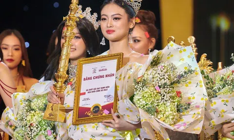 Vương miện Hoa khôi công sở 2022 đã chính thức gọi tên người đẹp Ninh Diên Linh