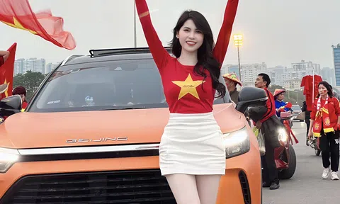 Nữ cổ động viên gây ấn tượng tại sân vận động Mỹ Đình còn là diễn viên, idol Tiktok