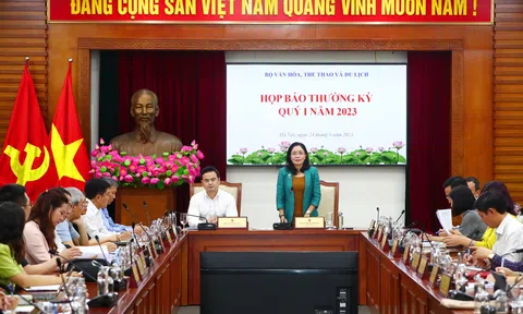 Bộ Văn hóa, Thể thao và Du lịch tổ chức họp báo thường kỳ và trả lời các vấn đề nóng tại cuộc họp báo thường kỳ quý I năm 2023