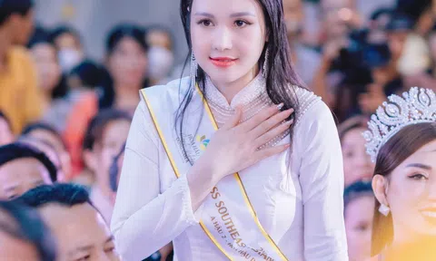 Á hậu Đỗ Anh Sa: Cánh chim trắng trong tình hữu nghị Việt Lào