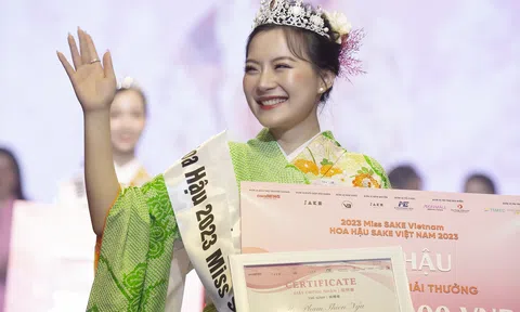 Phạm Thiên Nga đăng quang Miss Sake Việt Nam 2023