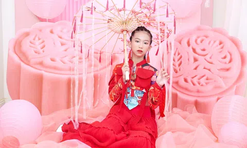 Huỳnh Tiểu My ấn tượng với bộ ảnh trung thu nghệ thuật