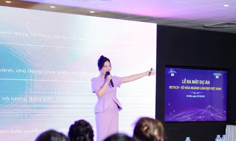 Hoa hậu Việt Hàn Nguyễn Thị Tuyết Nhung ra mắt nền tảng số Betech