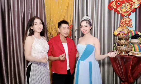 Hoa hậu Thanh Hằng được NTK Tiến Trần mở tiệc chúc mừng đăng quang