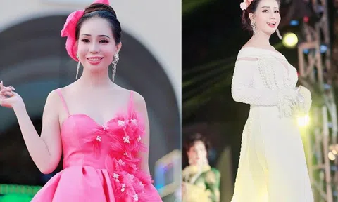 Hoa hậu Thanh Hằng tinh tế sang trọng với áo dài ngọc trai cách điệu trong ngày hội văn hóa dân gian