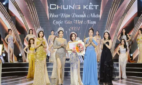 Doanh nhân Trần Thị Phương Thảo đăng quang Á hậu 3 Hoa hậu Doanh nhân Quốc gia Việt Nam 2024