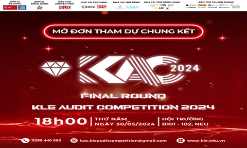 Chính thức Mở đơn đăng ký tham dự Chung kết cuộc thi KLE AUDIT COMPETITION 2024