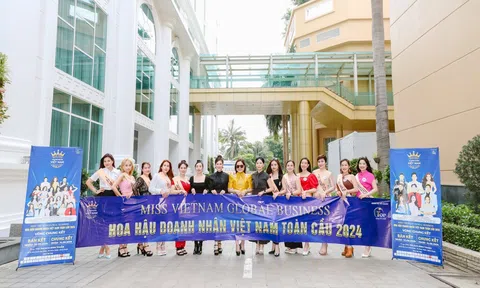 Dàn thí sinh Hoa hậu Doanh nhân Việt Nam Toàn cầu 2024 bước vào đường đua chinh phục vương miện
