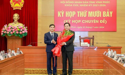 Ông Trần Duy Đông được bầu giữ chức Chủ tịch UBND tỉnh Vĩnh Phúc
