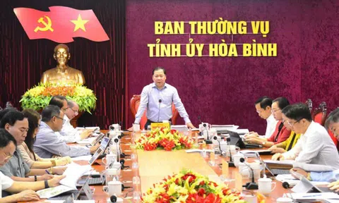 Hoà Bình: Ban Thường vụ Tỉnh ủy cho ý kiến những nội dung quan trọng phát triển kinh tế - xã hội