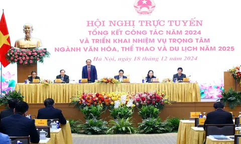 Thủ tướng chủ trì hội nghị triển khai nhiệm vụ ngành Văn hoá - Thể thao và Du lịch năm 2025