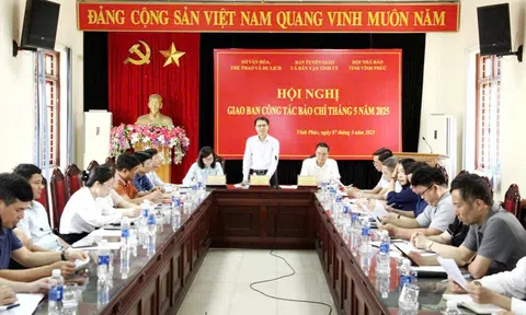 Vĩnh Phúc: Giao ban công tác báo chí
