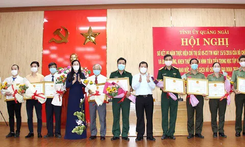 Tỉnh ủy Quảng Ngãi: Sơ kết 5 năm thực hiện Chỉ thị 05 của Bộ Chính trị