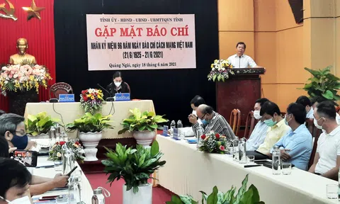 Quảng Ngãi: Gặp mặt các cơ quan báo chí, các phóng viên thường trú và trao giải báo chí nhân kỷ niện 96 năm Ngày báo chí Cách mạng Việt Nam