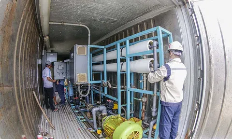 Doosan Vina: Tiếp tục hỗ trợ bảo trì hai nhà máy khử muối nước biển thành nước ngọt trên đảo Bé, huyện Lý Sơn