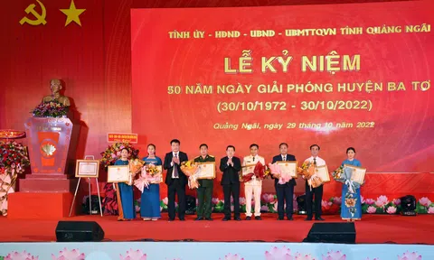 Quảng Ngãi: Kỷ niệm 50 năm Ngày Giải phóng huyện Ba Tơ