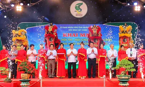 Quảng Ngãi: Khai mạc Triển lãm - Hội thi - Hội chợ Sinh vật cảnh mở rộng 2023