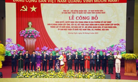 Lễ công bố sáp nhập tỉnh Kon Tum và Quảng Ngãi: Bước ngoặt chiến lược phát triển vùng miền Trung - Tây Nguyên