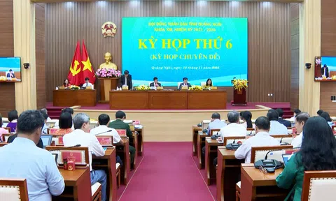Kỳ họp thứ 6 HĐND tỉnh Quảng Ngãi: Thông qua 9 Nghị quyết quan trọng nhằm thúc đẩy phát triển kinh tế, xã hội địa phương