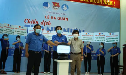 Quảng Ngãi ra quân chiến dịch thanh niên tình nguyện hè năm 2021