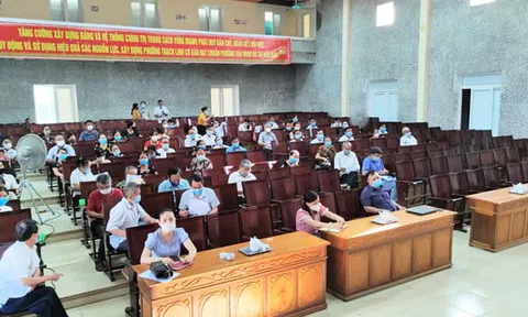 Phường Thạch Linh (TP Hà Tĩnh) tập huấn công tác phòng, chống dịch Covid-19
