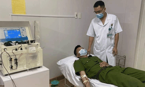 Hà Tĩnh: Chiến sỹ Công an kịp thời hiến máu cứu sống bệnh nhân