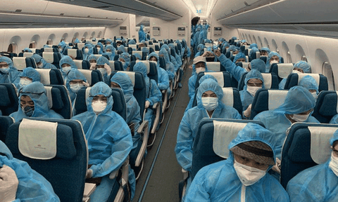 Nghệ An: Chuyến bay 0 đồng đón 231 công dân thuộc diện ưu tiên về quê