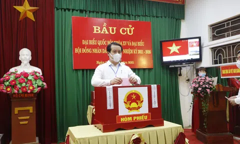 Vĩnh Phúc: Cử tri đi bầu cử đông đủ, an toàn, hoàn thành đúng quy định